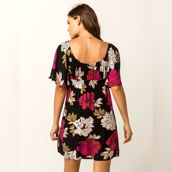 NWT Billabong Delicious Floral Print Day Dress - Picture 4 of 15